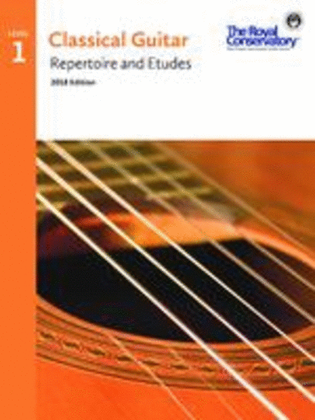 Book cover for Guitar Repertoire and Etudes 1