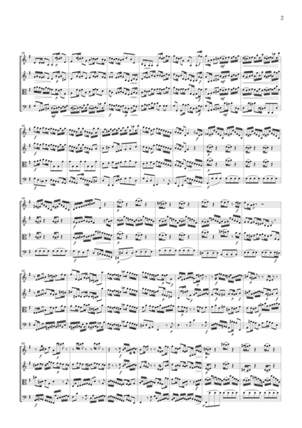 J.S.Bach Brandenburg Concerto No.3, all mvts., BWV1048