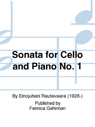 Book cover for Sonata for Cello and Piano No. 1