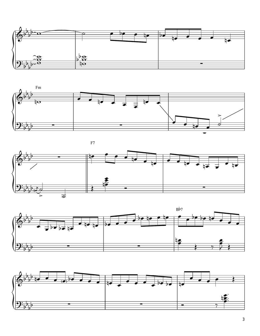 Caravan Piano scores gallery preview page 3