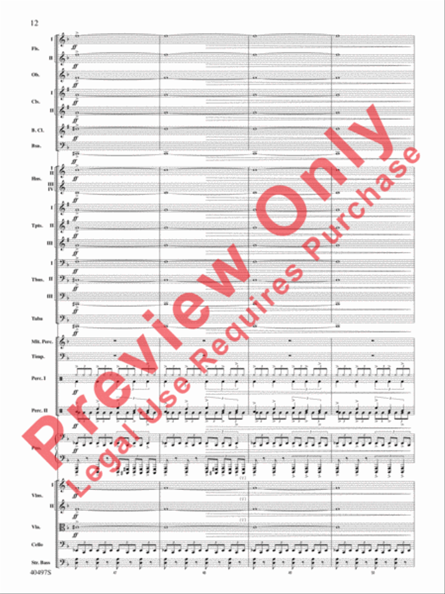 Batman: The Dark Knight Rises Full Orchestra scores gallery preview page 13