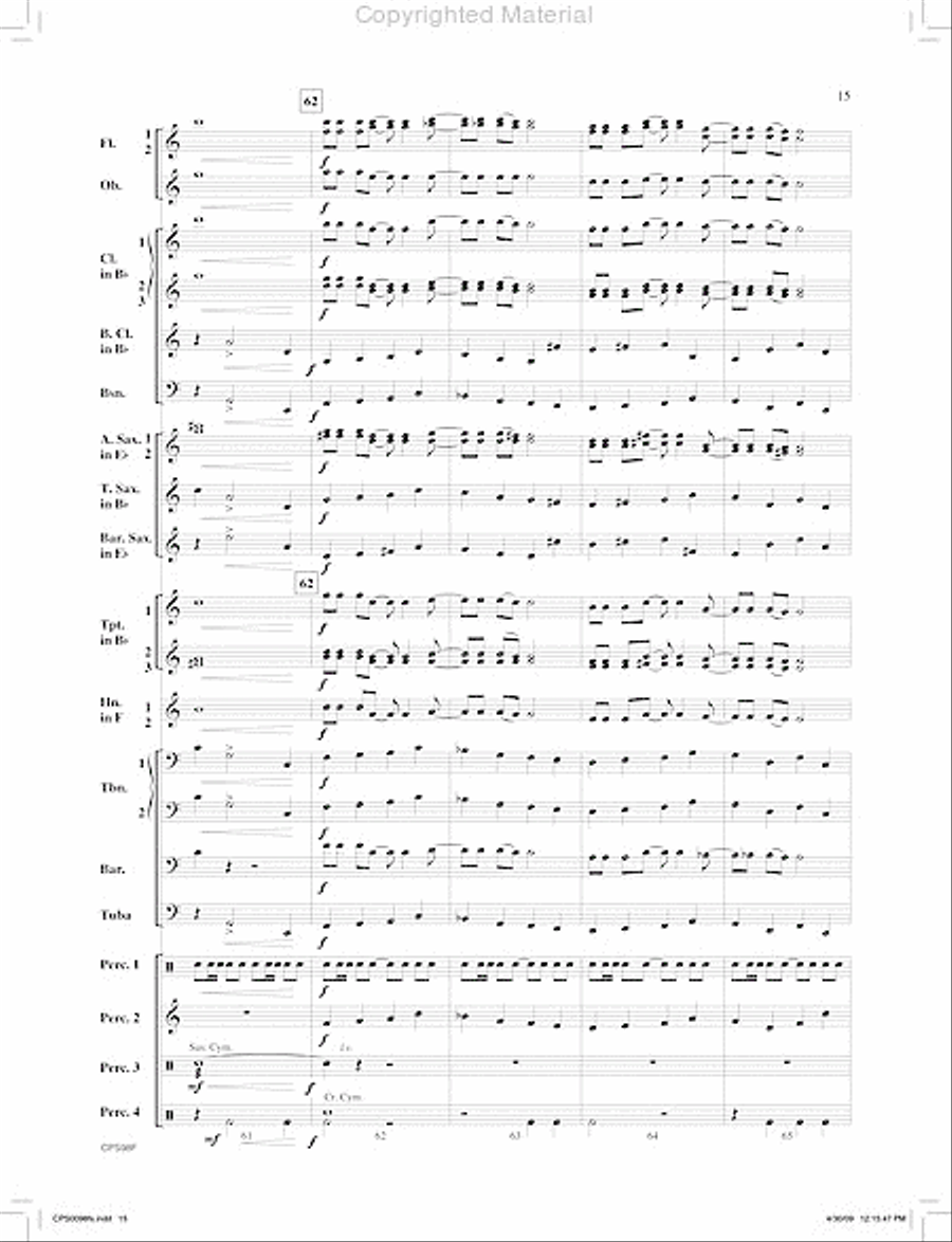 I. Jambo (from Ngoma Za Kenya) Concert Band scores gallery preview page 16