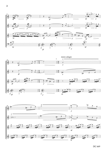 Prelude and Fugue No,1 - for clarinet quartet