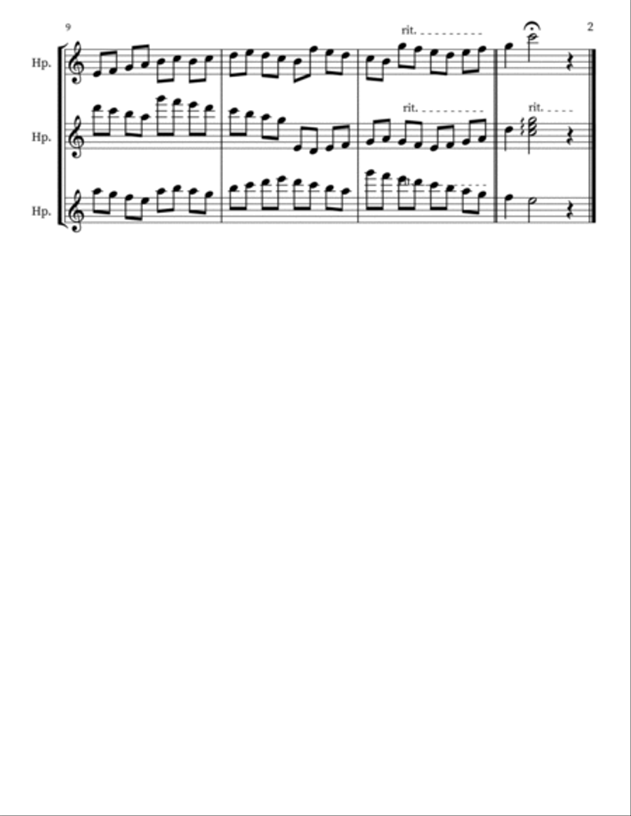 Z 132 for 3 harps Harmonica scores gallery preview page 2