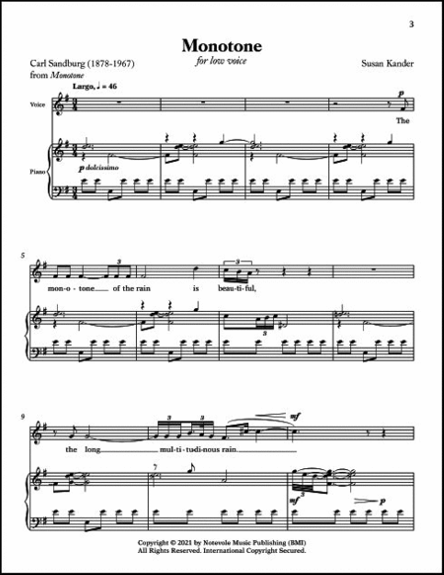 First Person, Second Person, Third Person Singular: Volume 1 Medium Voice scores gallery preview page 4