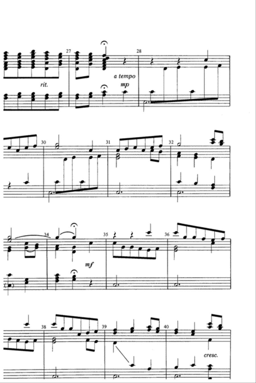 All Creatures of Our God and King 4-Octaves scores gallery preview page 4