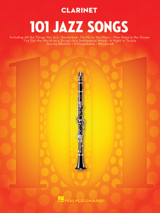 Book cover for 101 Jazz Songs for Clarinet