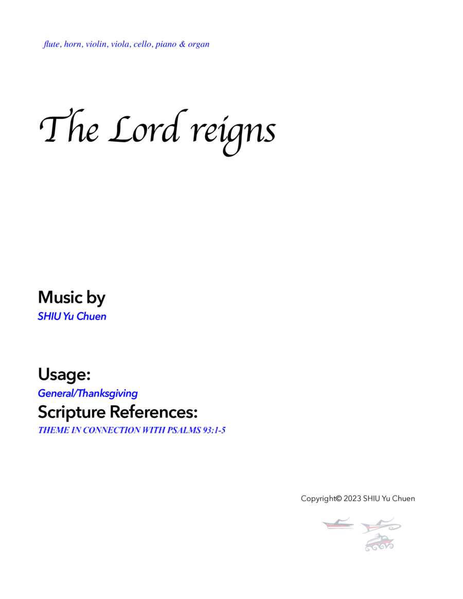 The Lord reigns image number null