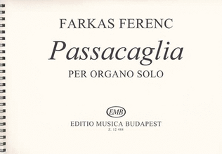 Book cover for Passacaglia Per Organo Solo