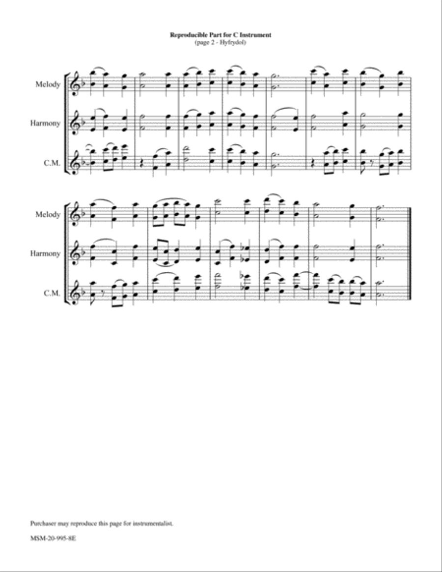 Hyfrydol Piano and Keyboard scores gallery preview page 4