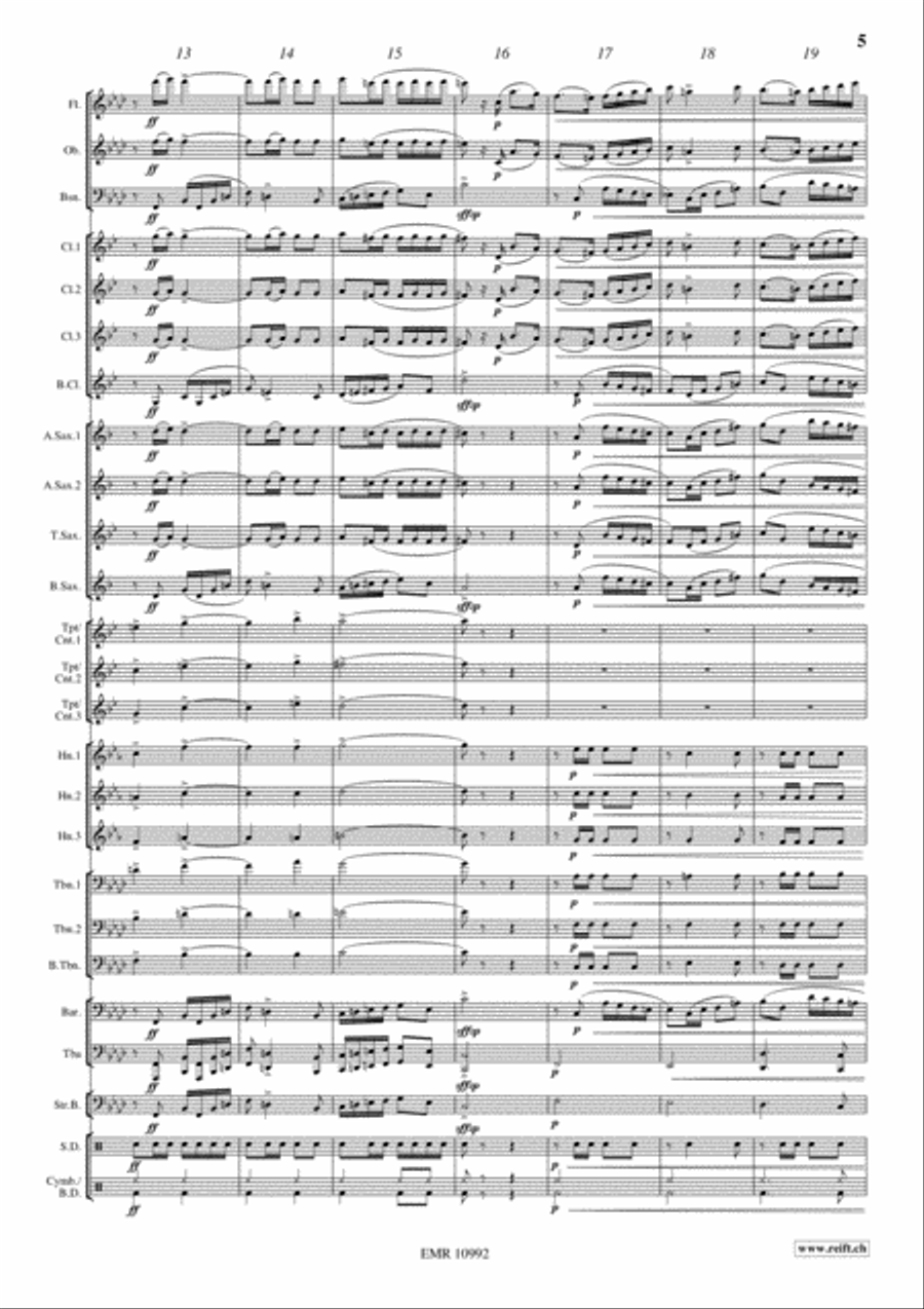 Brass Explosion Concert Band scores gallery preview page 6