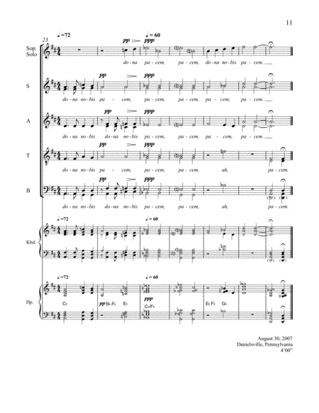 Thou whose birth (Choral Score) image number null