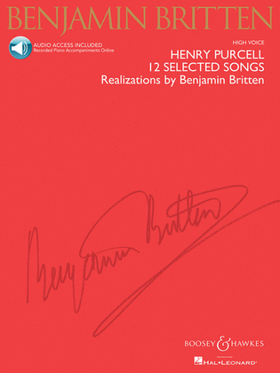 Book cover for Henry Purcell: 12 Selected Songs