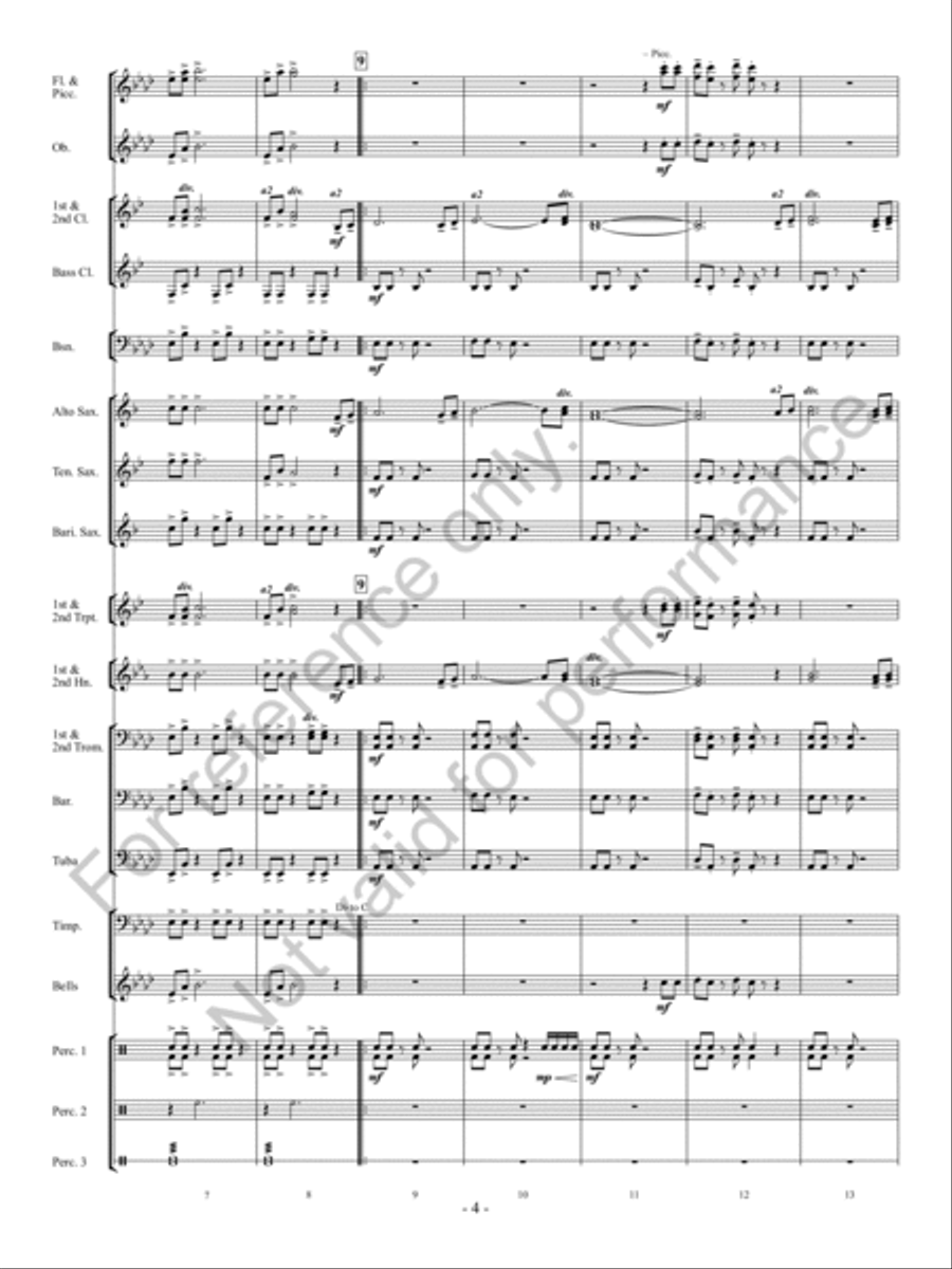Starship Legacy Concert Band scores gallery preview page 5