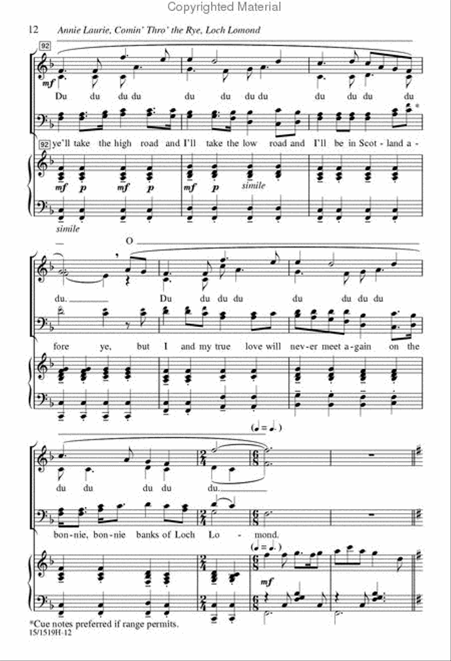 A Scottish Tribute A Scottish Tribute 4-Part scores gallery preview page 11