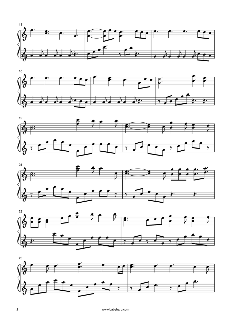 Perfect Harp scores gallery preview page 2