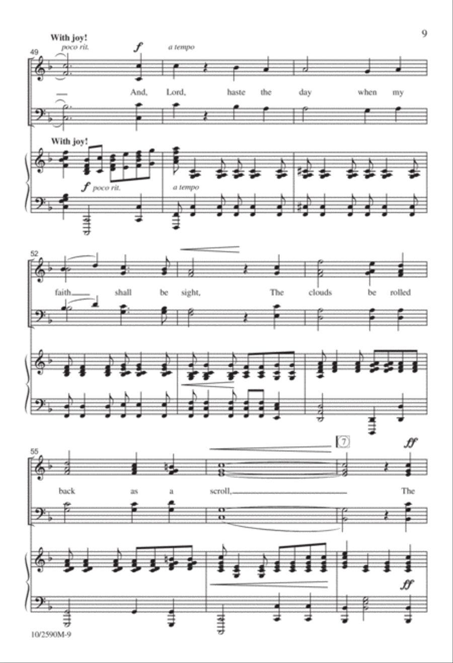 It Is Well With My Soul Divisi scores gallery preview page 9