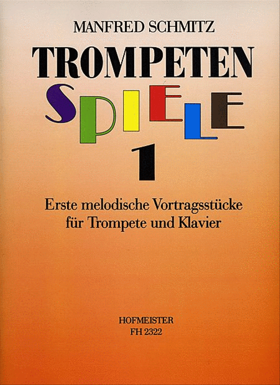 Trompetenspiele, Heft 1 Trumpet Solo scores gallery preview page 1