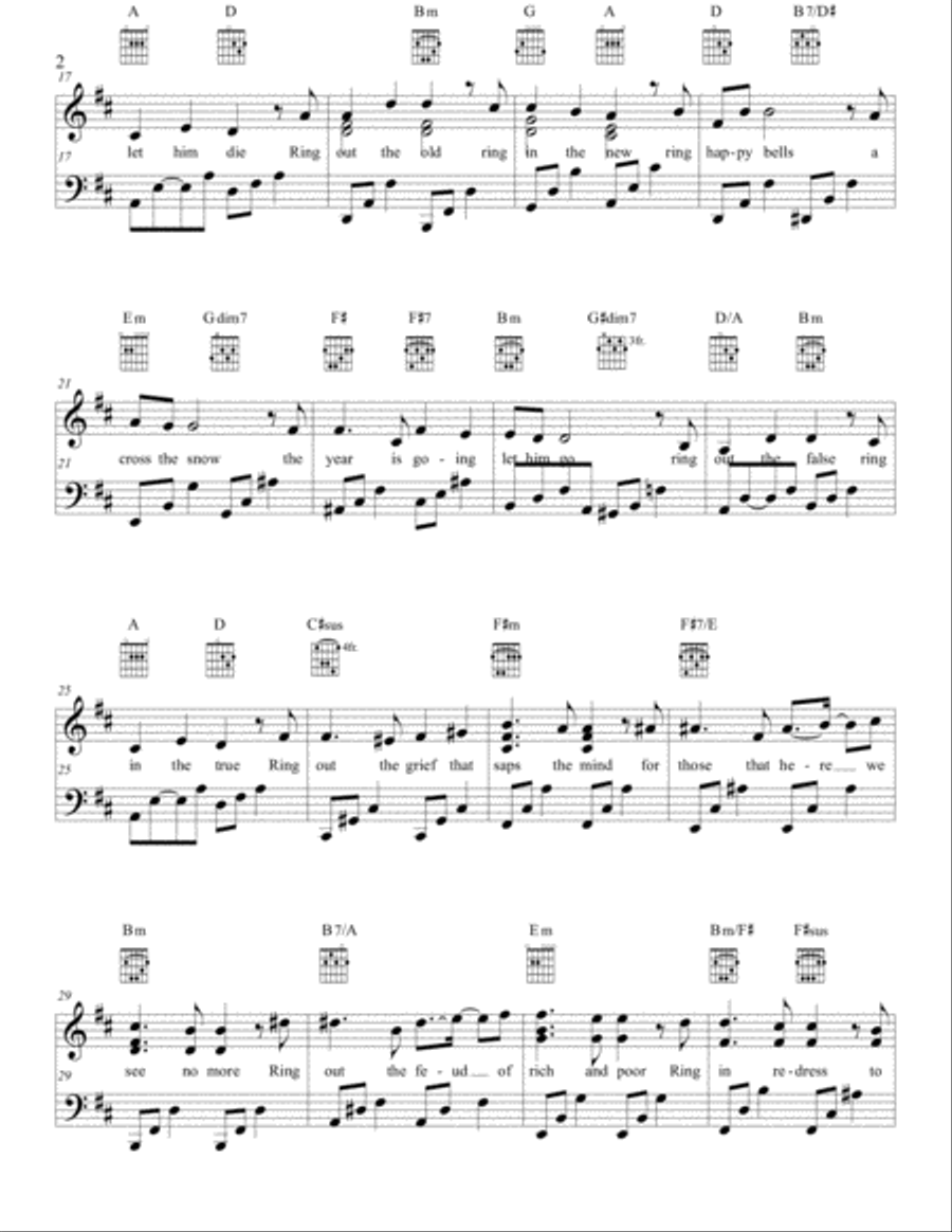 In Memoriam Voice scores gallery preview page 2
