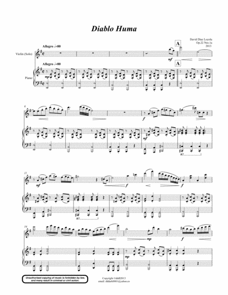 Diablo Huma Op.22 Nro.1a
