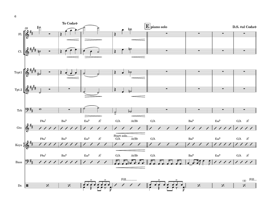 Sapore Di Sale Sapore Di Sale Large Ensemble scores gallery preview page 6