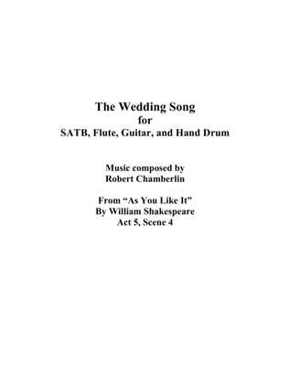 The Wedding Song from "As You Like It"