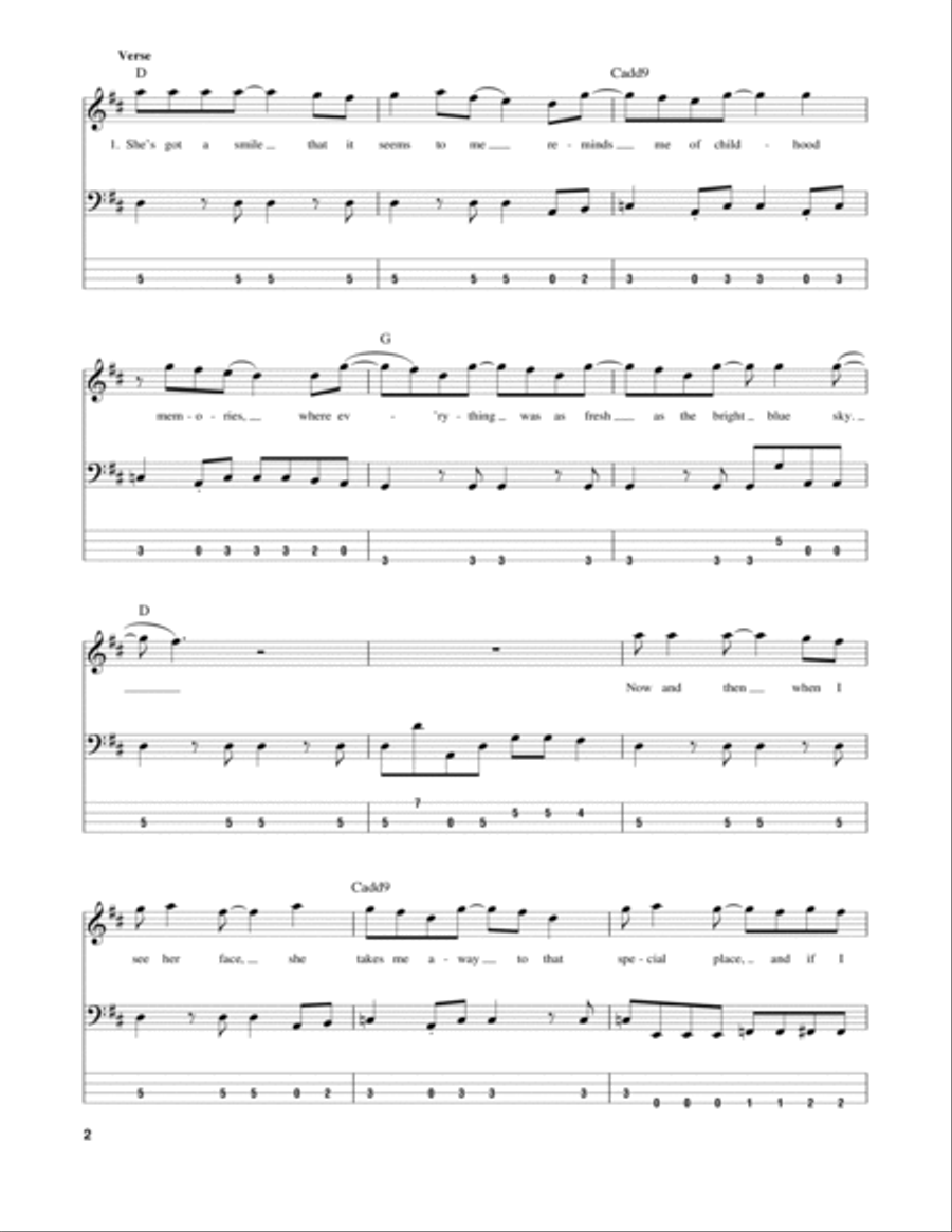 Sweet Child O' Mine Sweet Child O' Mine Guitar Tablature scores gallery preview page 2