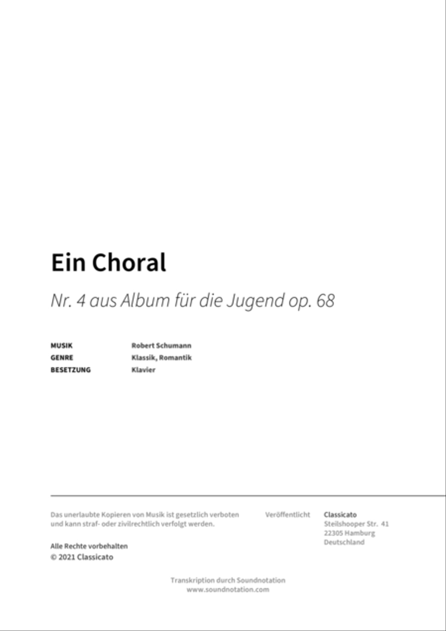 Ein Choral Choir scores gallery preview page 2