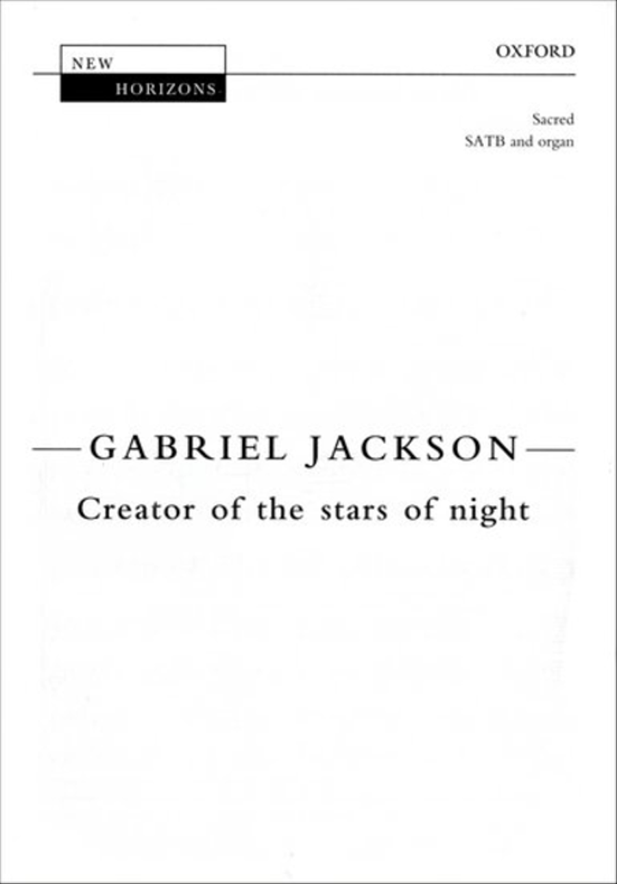 Creator of the stars of night 4-Part scores gallery preview page 1