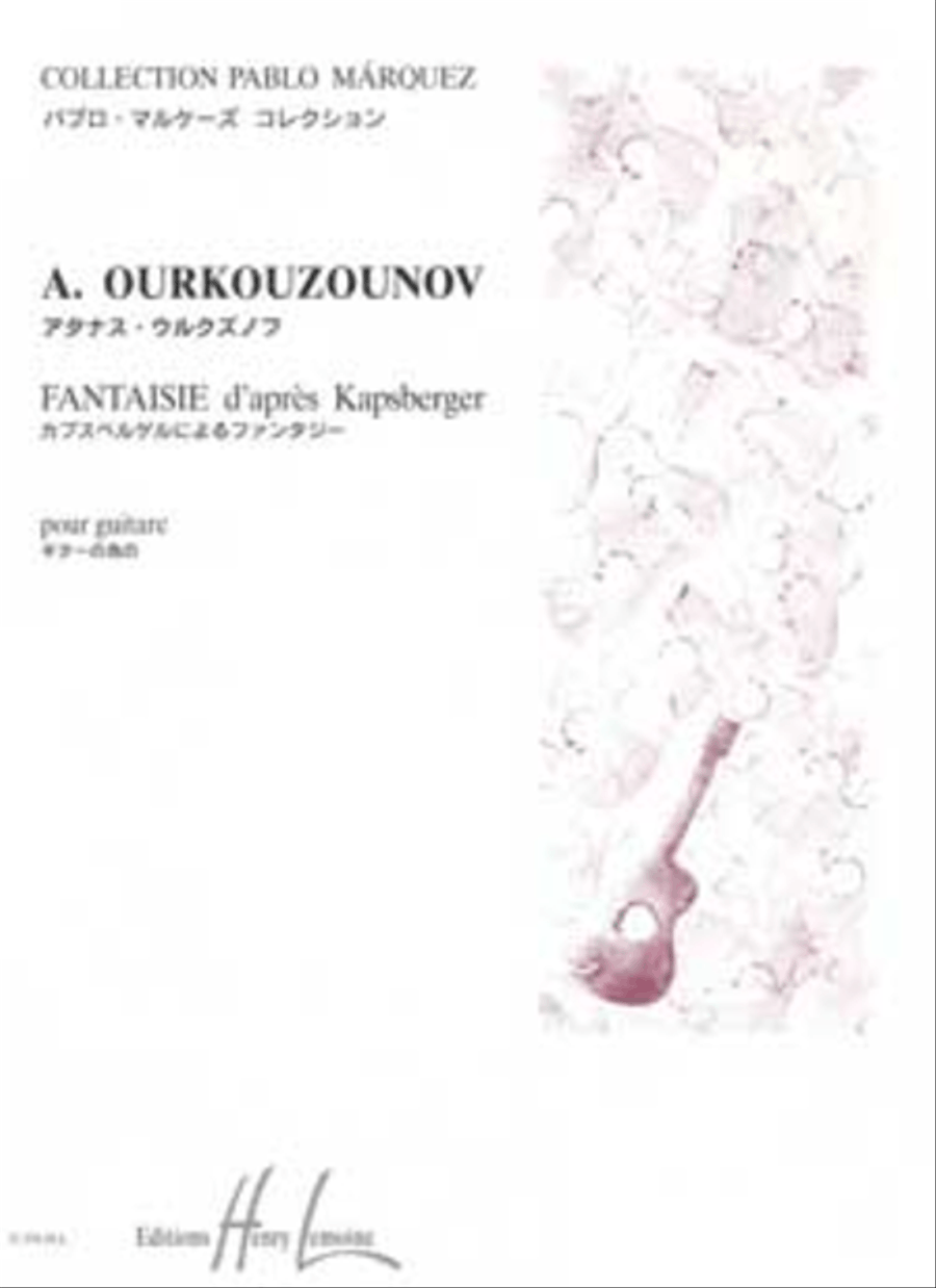 Fantaisie D'Apres Kapsberger Acoustic Guitar scores gallery preview page 1