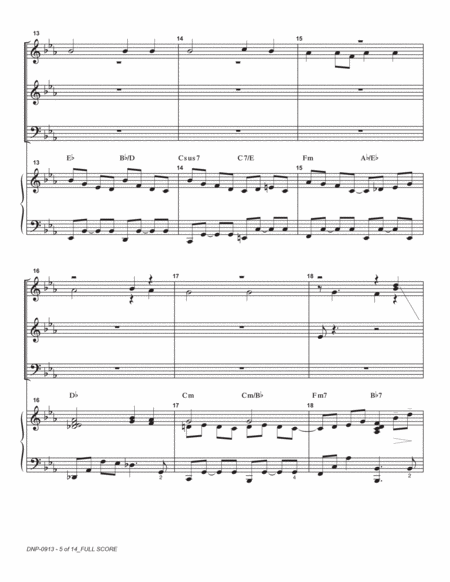World Communion Handbells ~ Quartet, with piano accompaniment - REPRODUCIBLE image number null