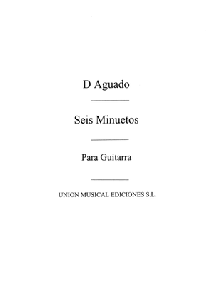 Book cover for Seis Minuetos