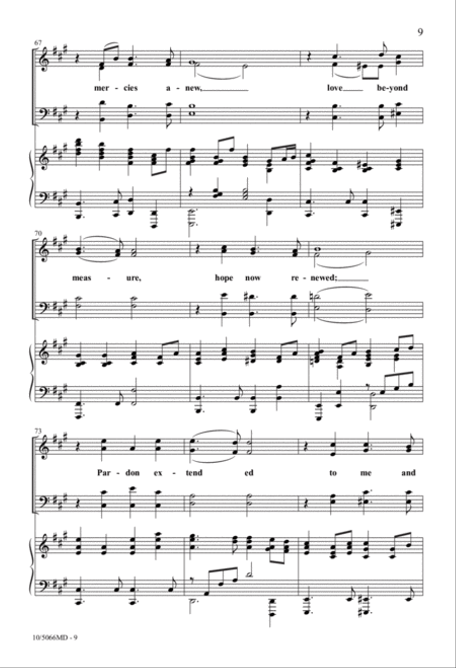 Grace Upon Grace Grace Upon Grace 4-Part scores gallery preview page 9
