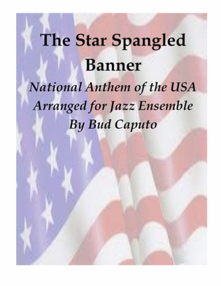 Book cover for The Star Spangled Banner Arranged for Jazz Ensemble