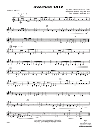 Overture 1812: 2nd B-flat Clarinet