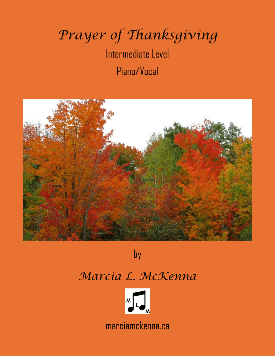 Prayer of Thanksgiving Prayer of Thanksgiving Voice scores gallery preview page 1