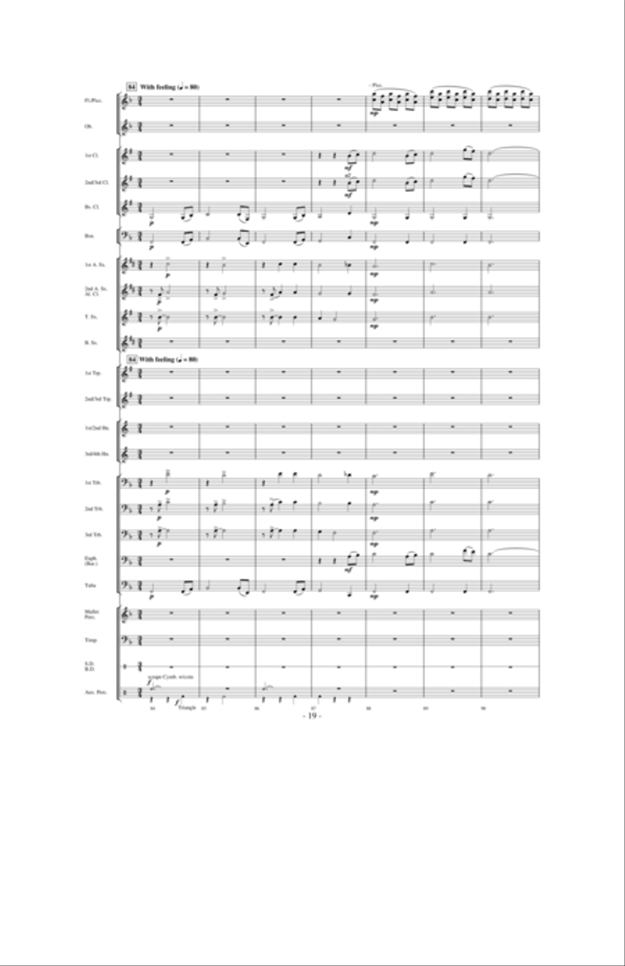 Dancing With The Wind Concert Band scores gallery preview page 18