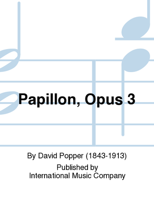 Book cover for Papillon, Opus 3