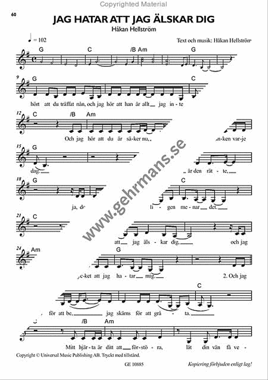 Pop 2006 Pop 2006 Piano, Vocal, Guitar scores gallery preview page 9