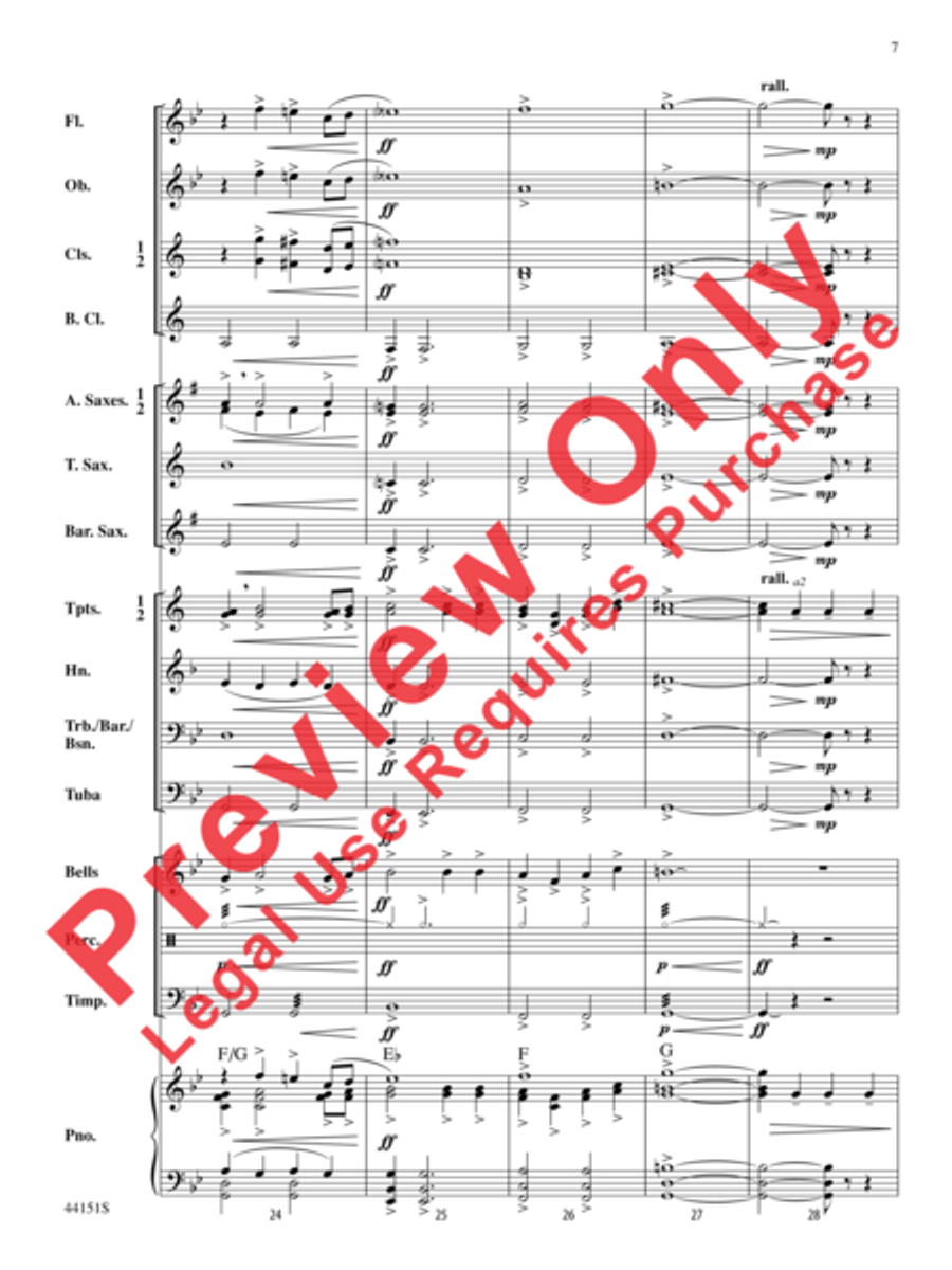 Serenade Concert Band scores gallery preview page 6