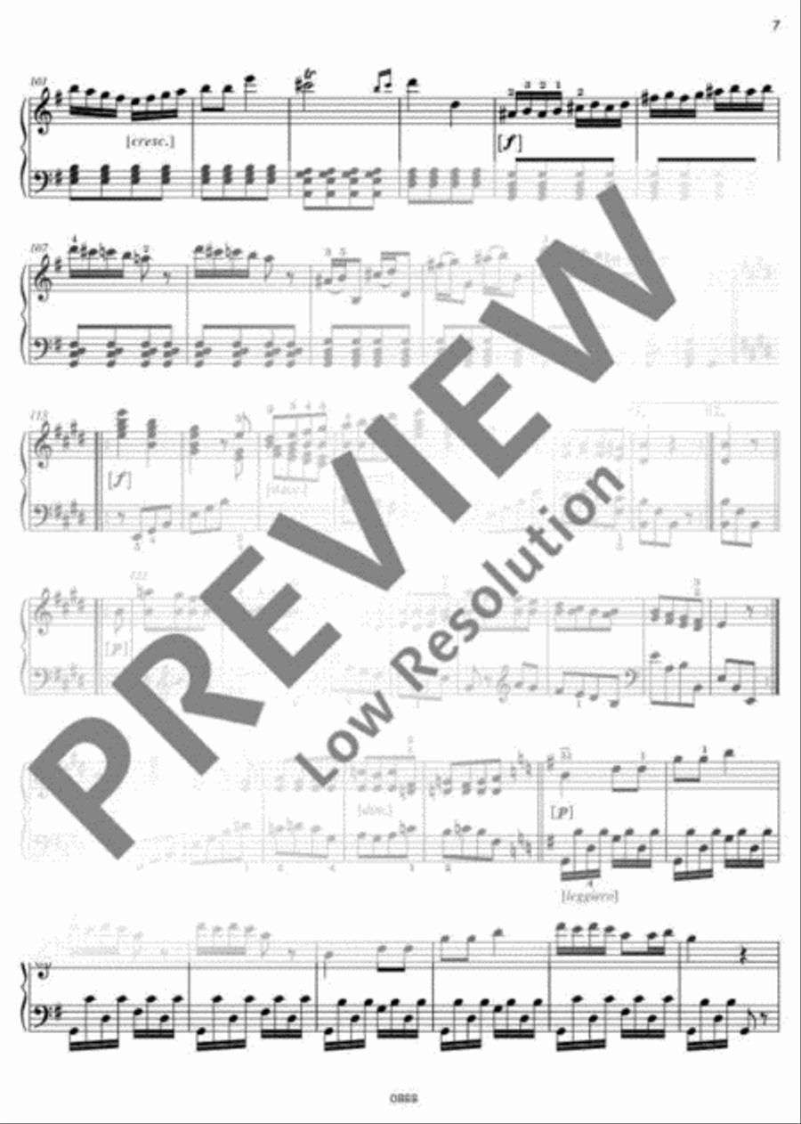 Alla ingharese quasi un Capriccio Piano Solo scores gallery preview page 8