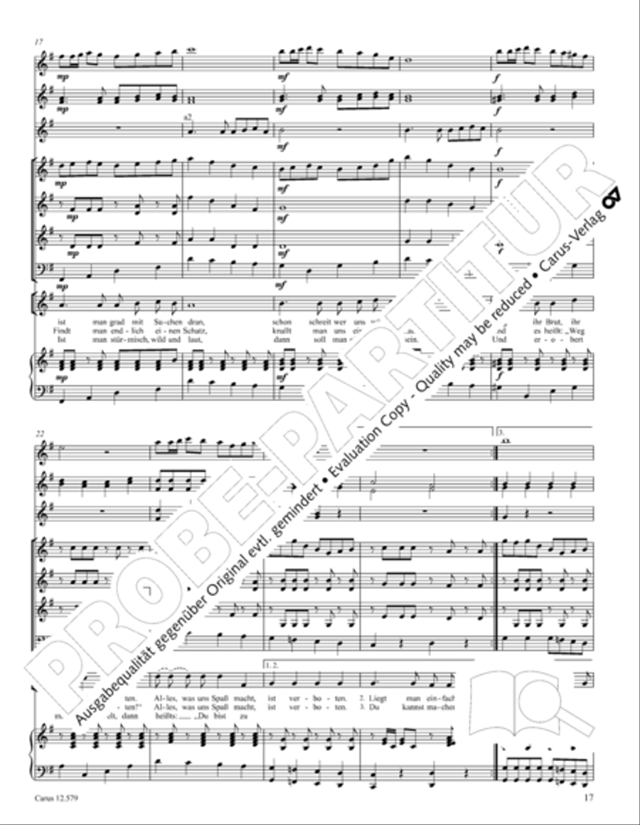 Der Garten des Riesen Children's Choir scores gallery preview page 22