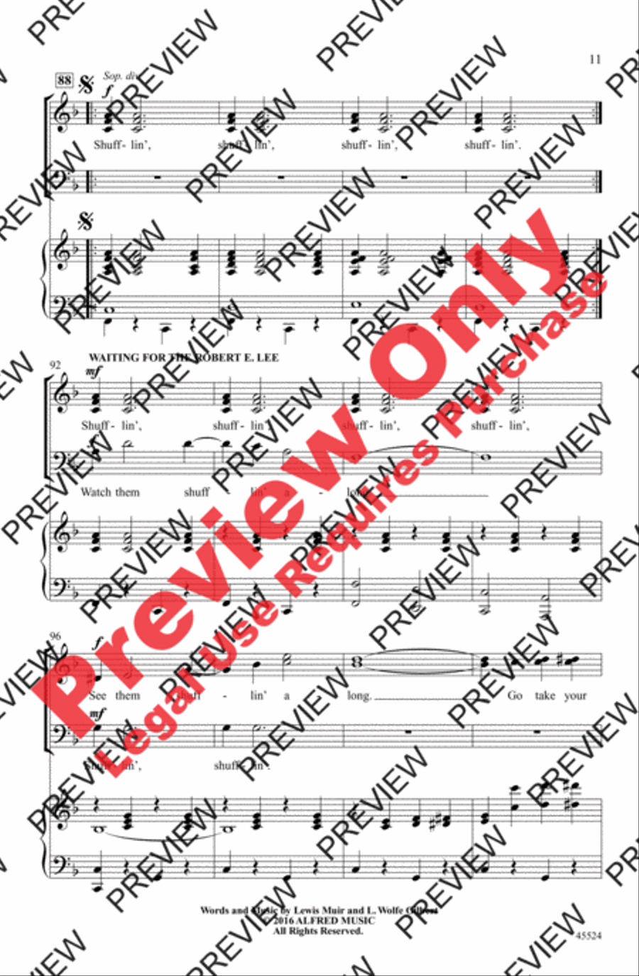 A Tribute to Judy Garland 3-Part scores gallery preview page 11