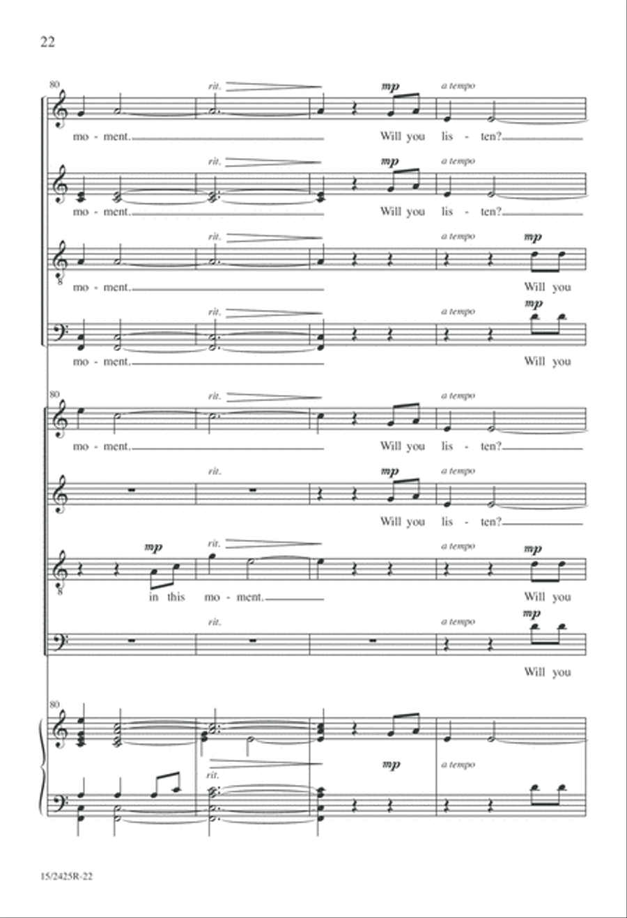 This Moment This Moment 4-Part scores gallery preview page 22