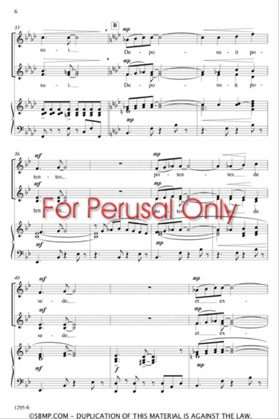 Fecit potentiam - SSAA Octavo SSAA scores gallery preview page 5