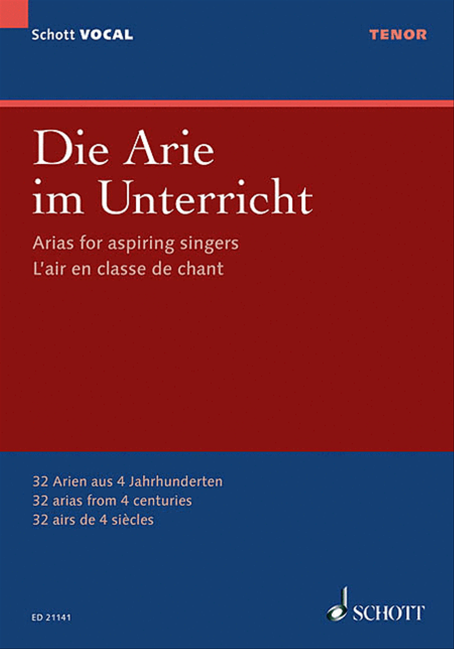 Arias for Aspiring Singers [Die Arie im Unterricht] Tenor Voice scores gallery preview page 1