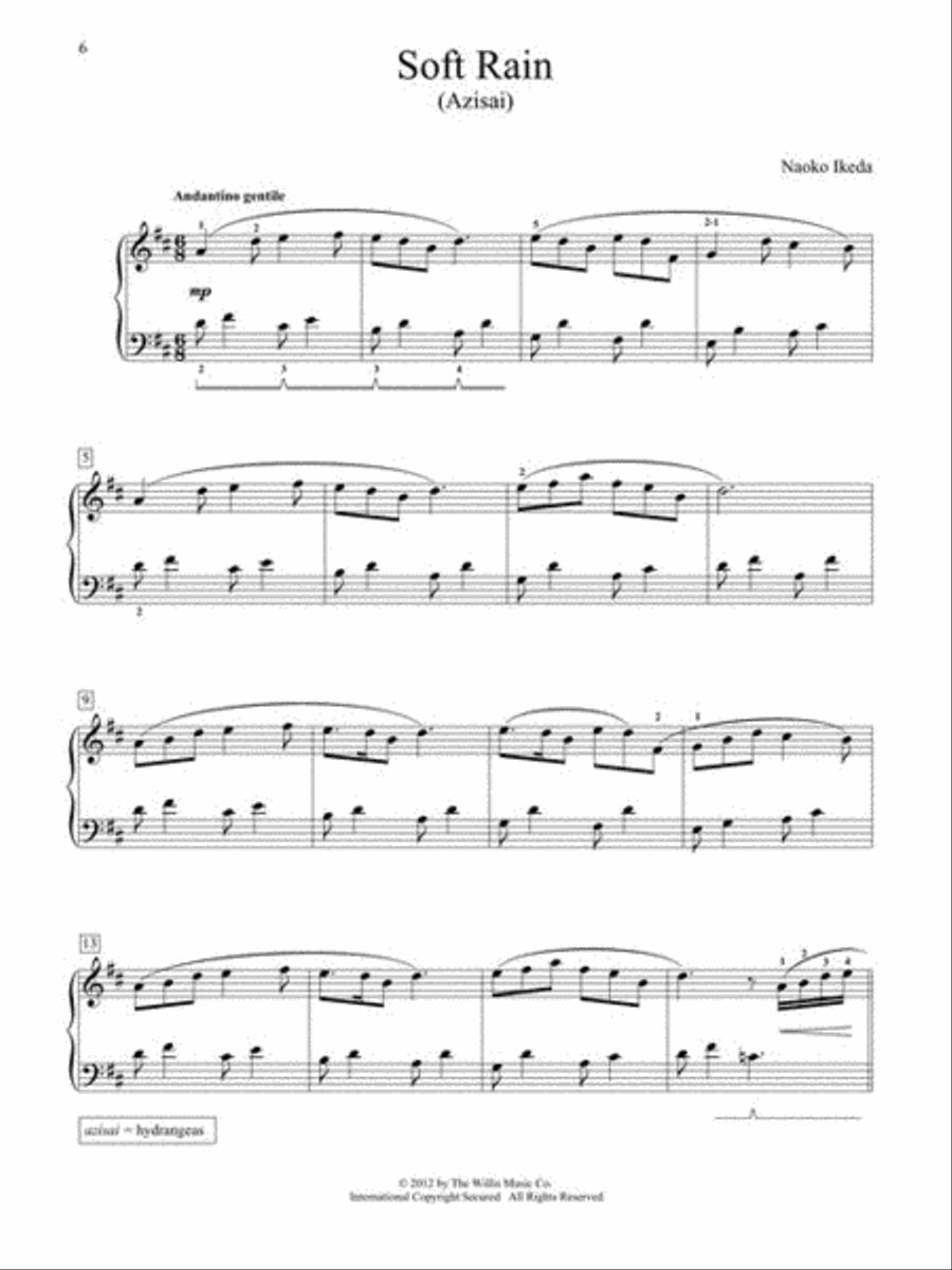 Composer's Choice - Naoko Ikeda Piano Solo scores gallery preview page 6