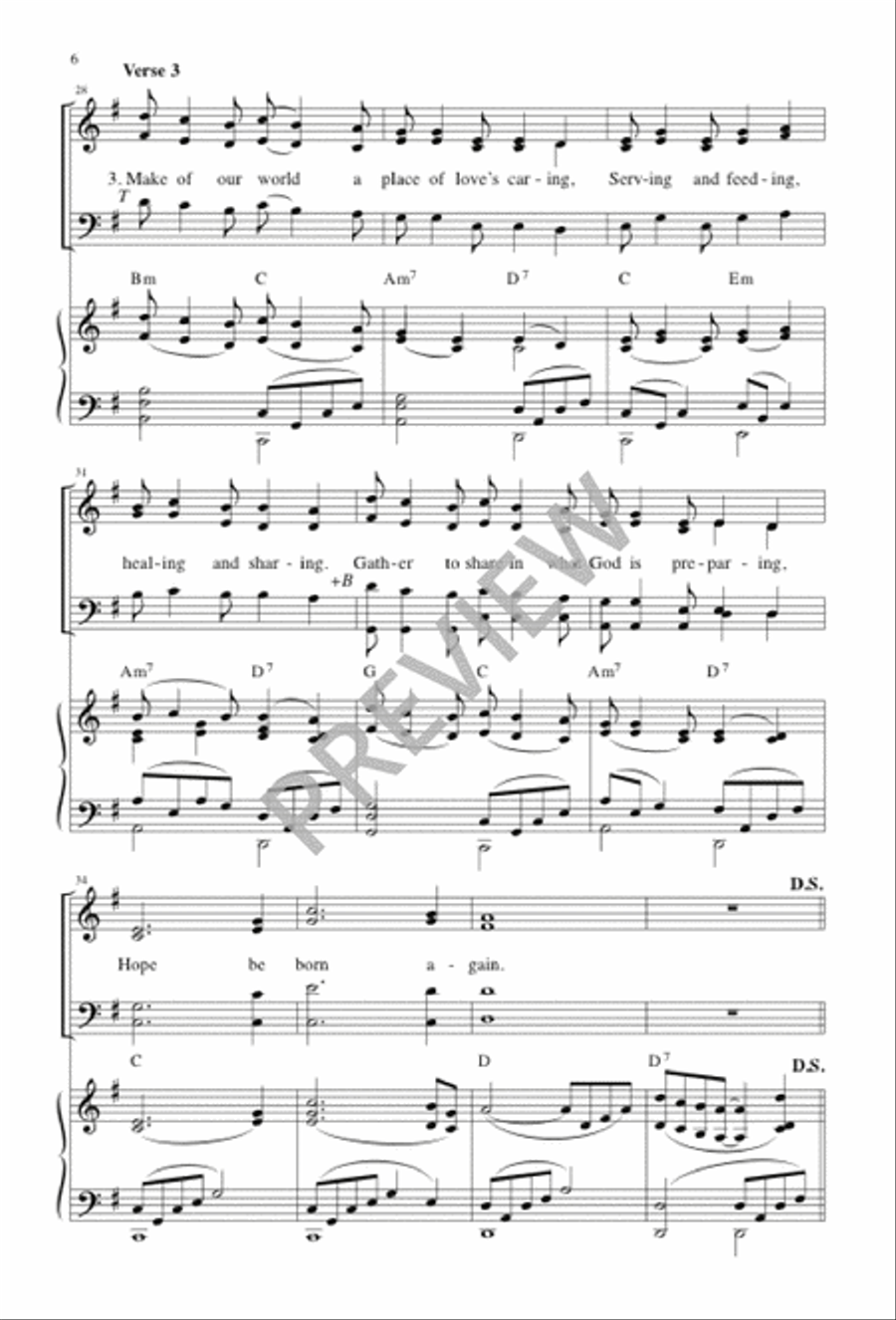 Come to the Feast Divine Come to the Feast Divine 4-Part scores gallery preview page 7