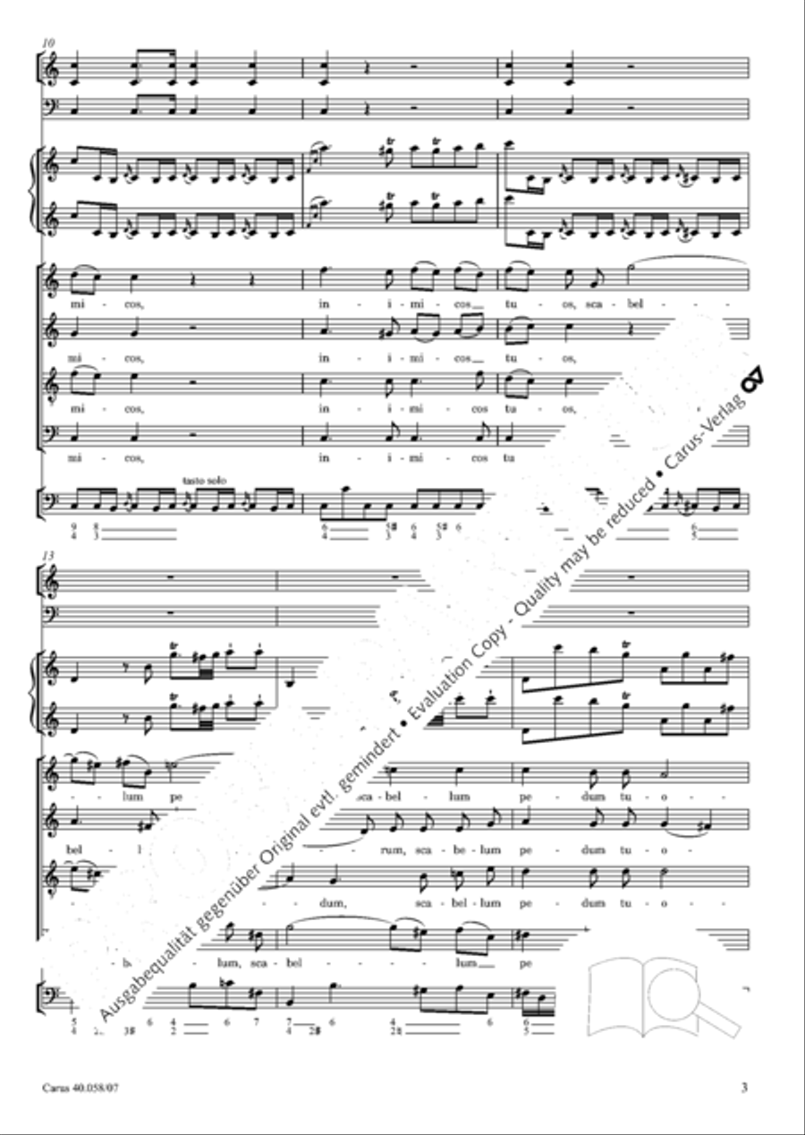Vesperae solennes de Dominica 4-Part scores gallery preview page 8