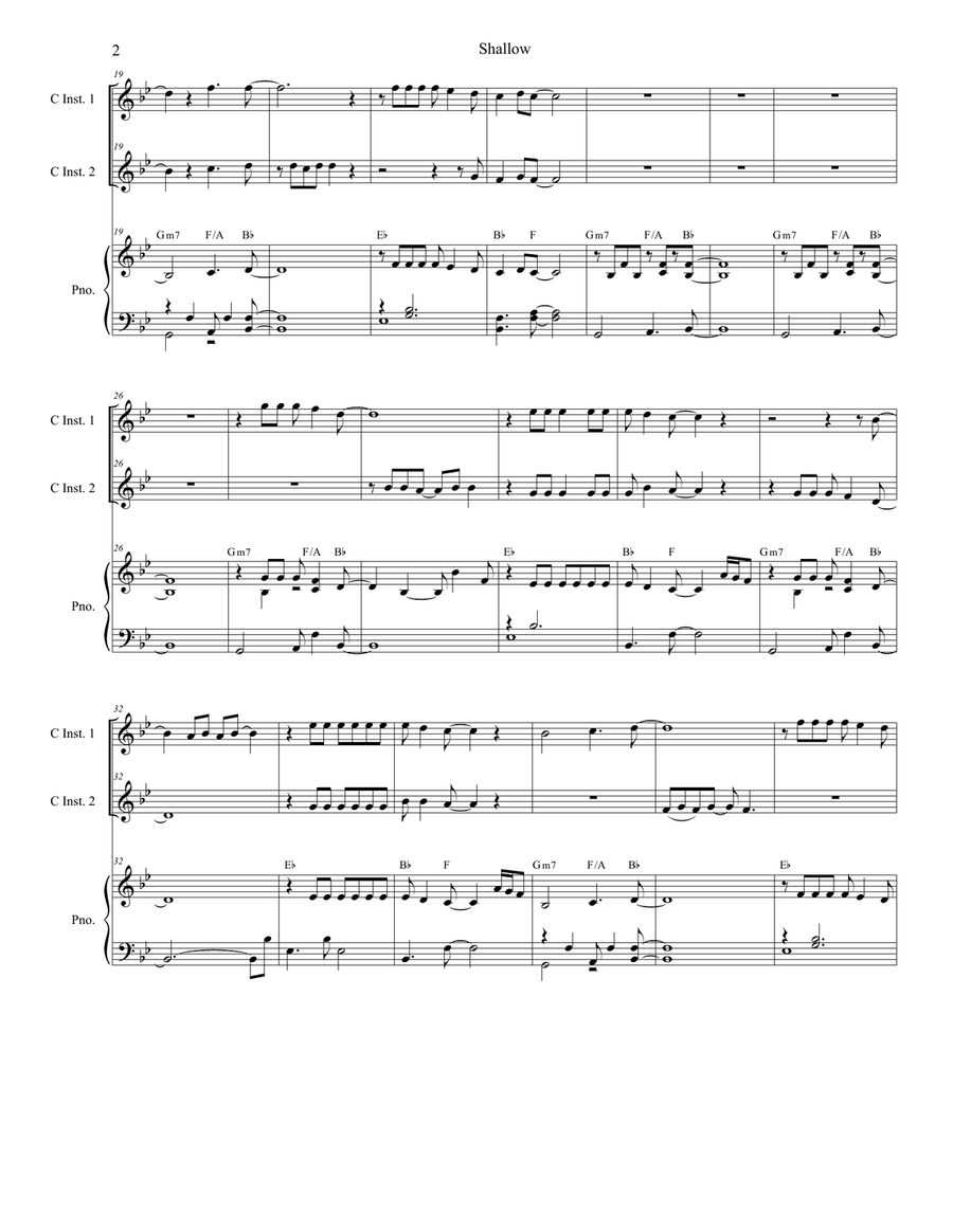 Shallow Flute scores gallery preview page 2